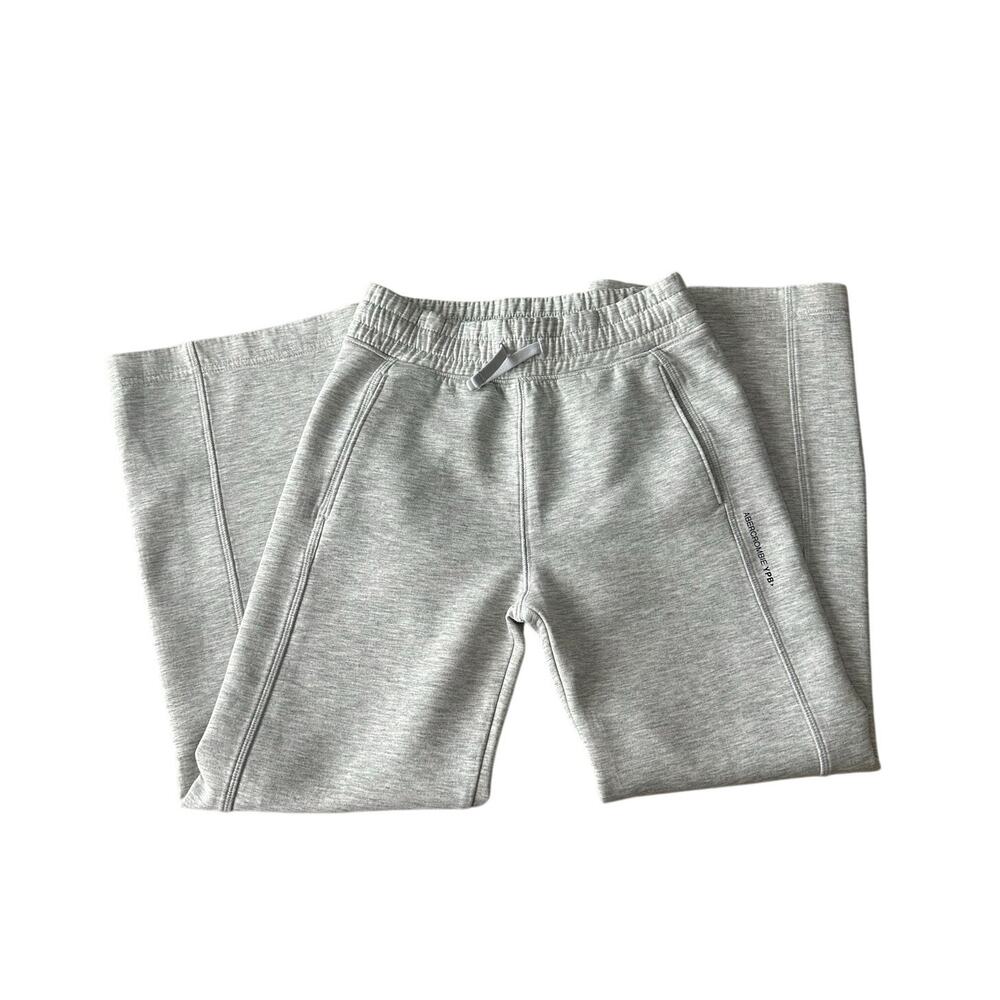 Abercrombie KIDS YPB Neoknit Wide Leg Sweatpants Light Gray 9/10